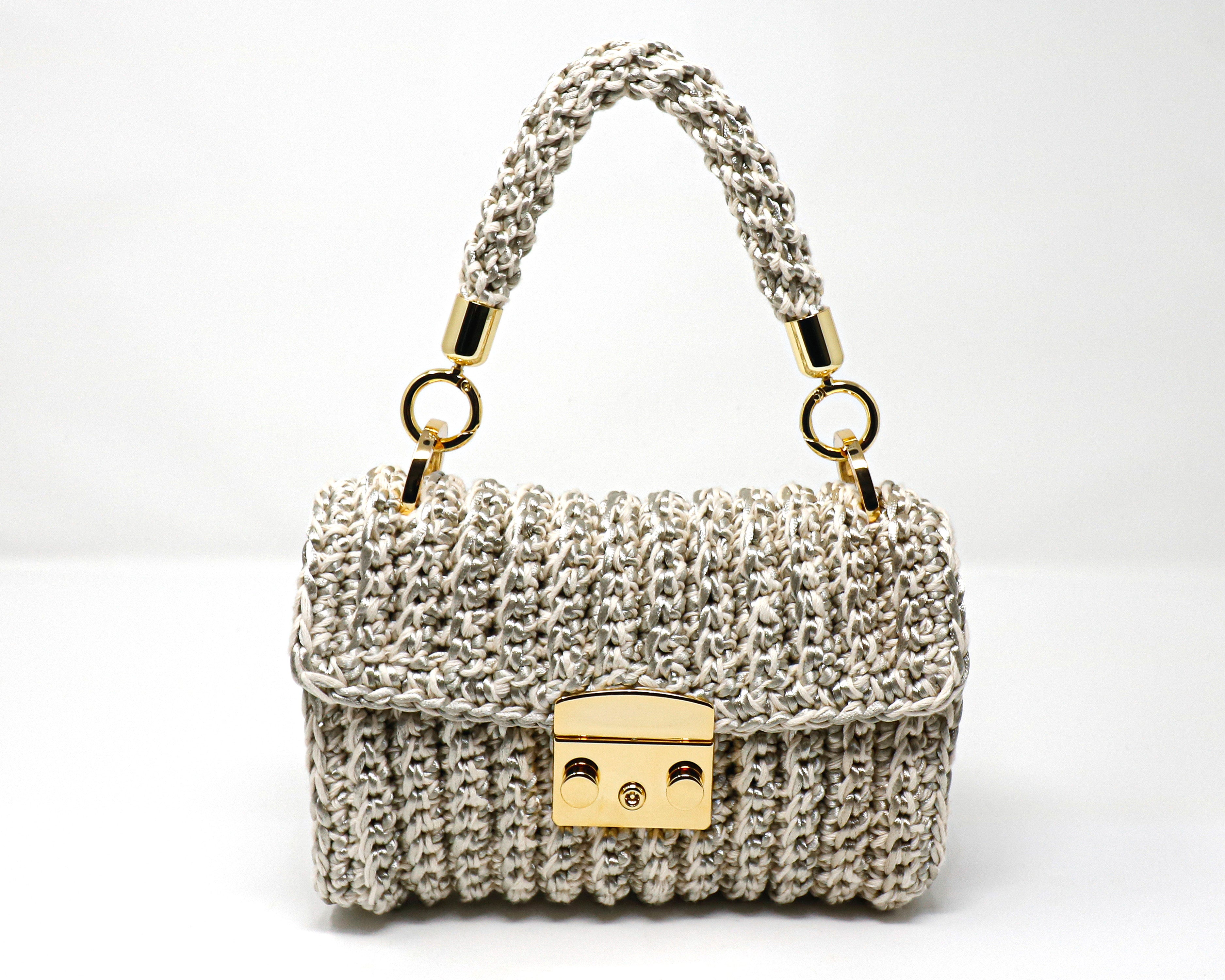 My One Handbag - White/Silver