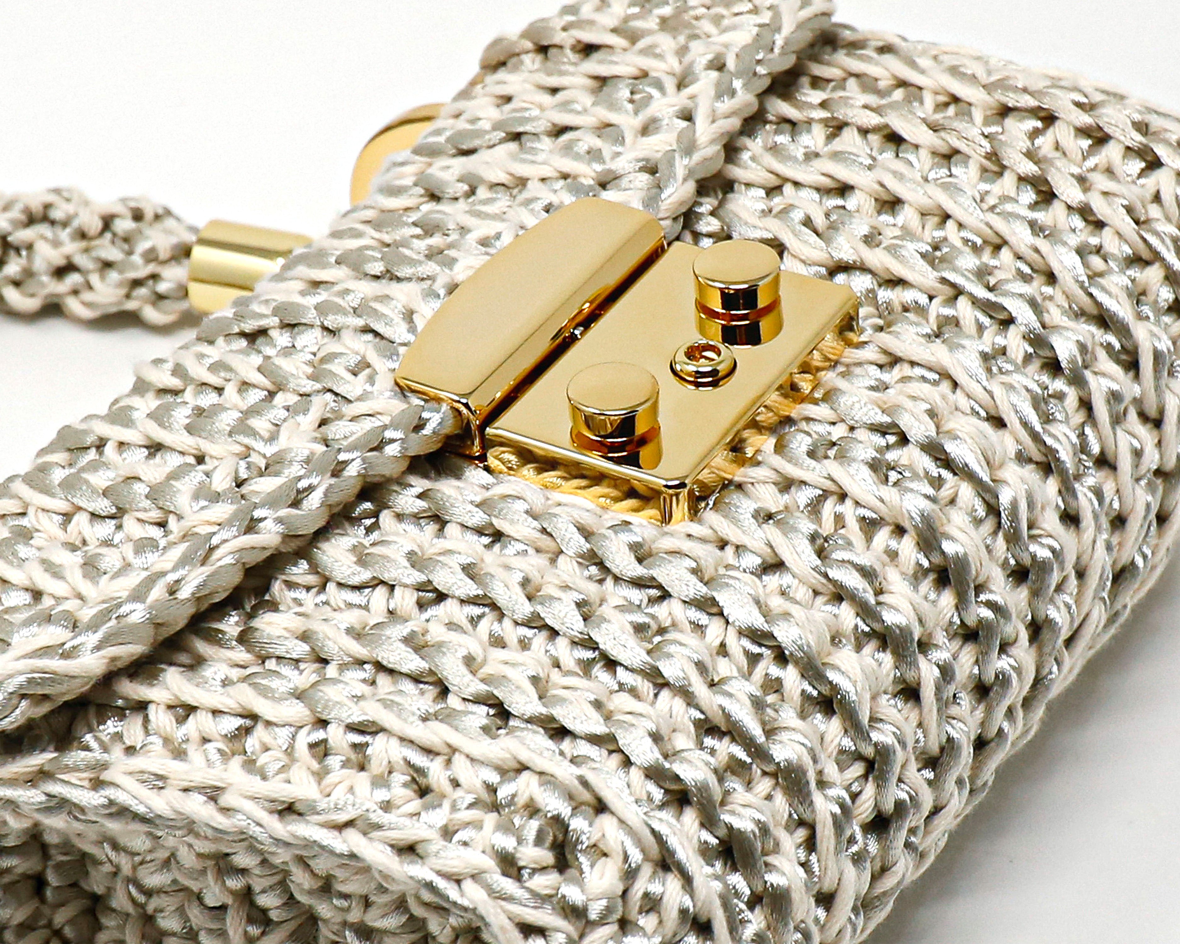 My One Handbag - White/Silver