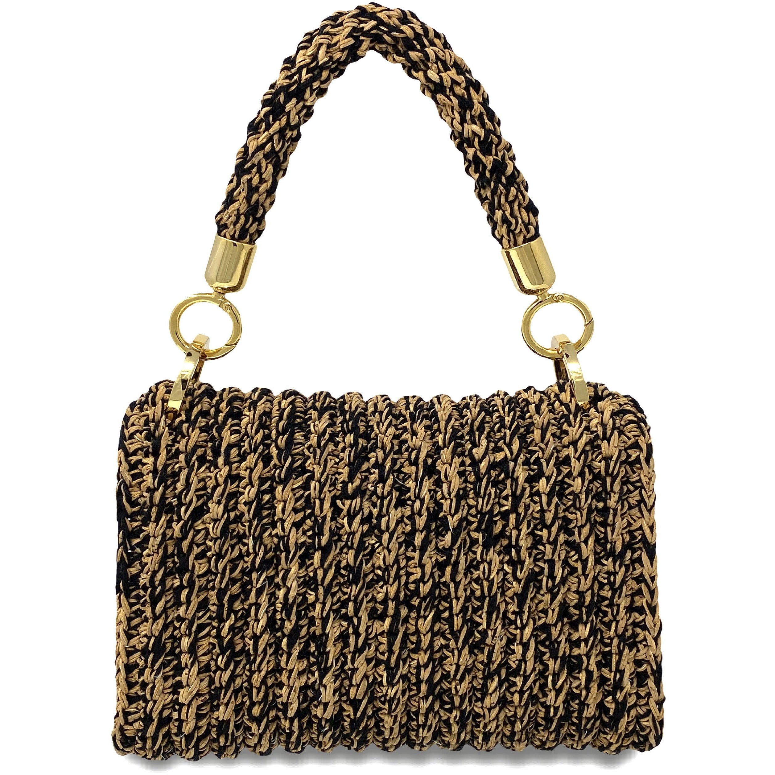 Cork Lisboa crochet bag - Black