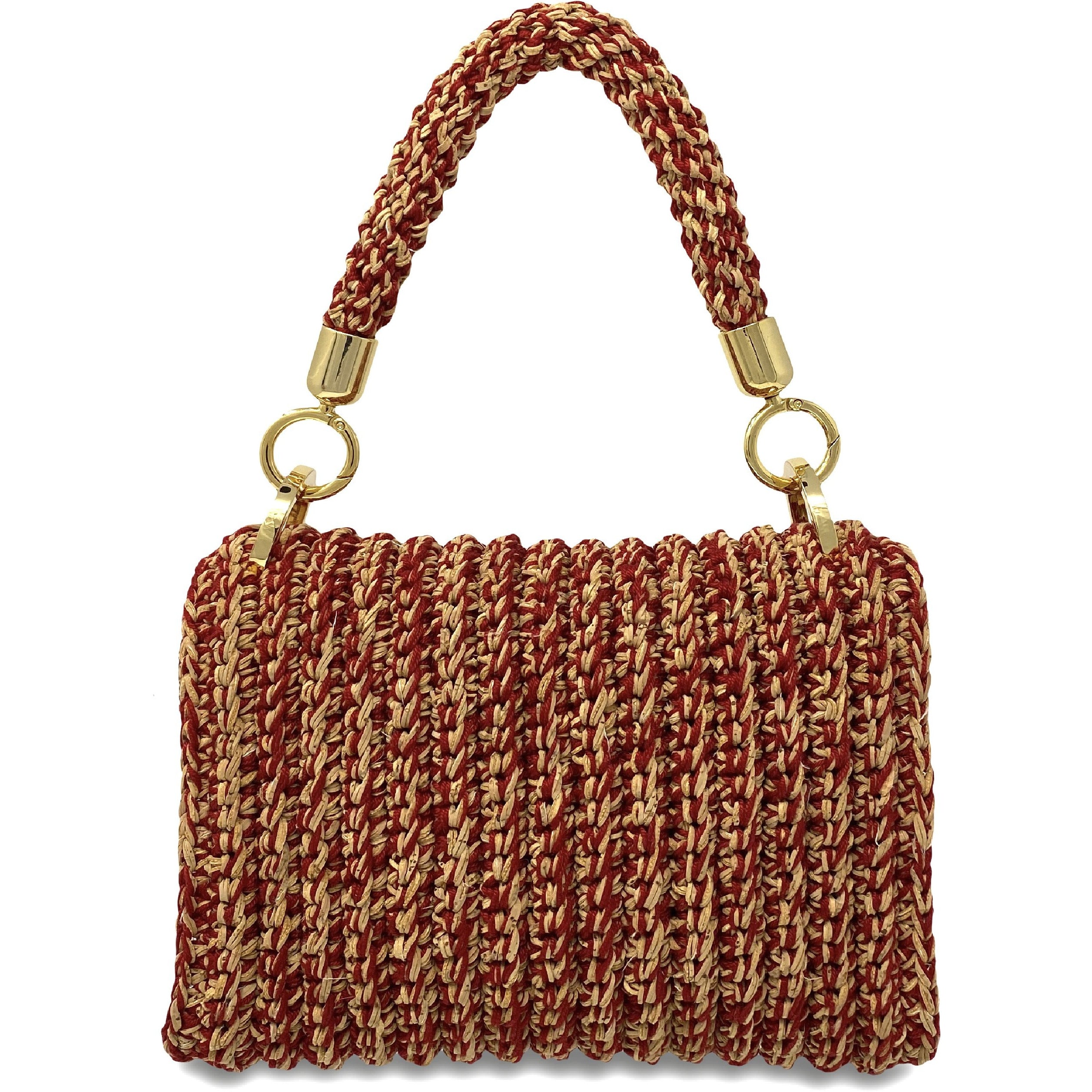 Cork Lisboa crochet bag - Red