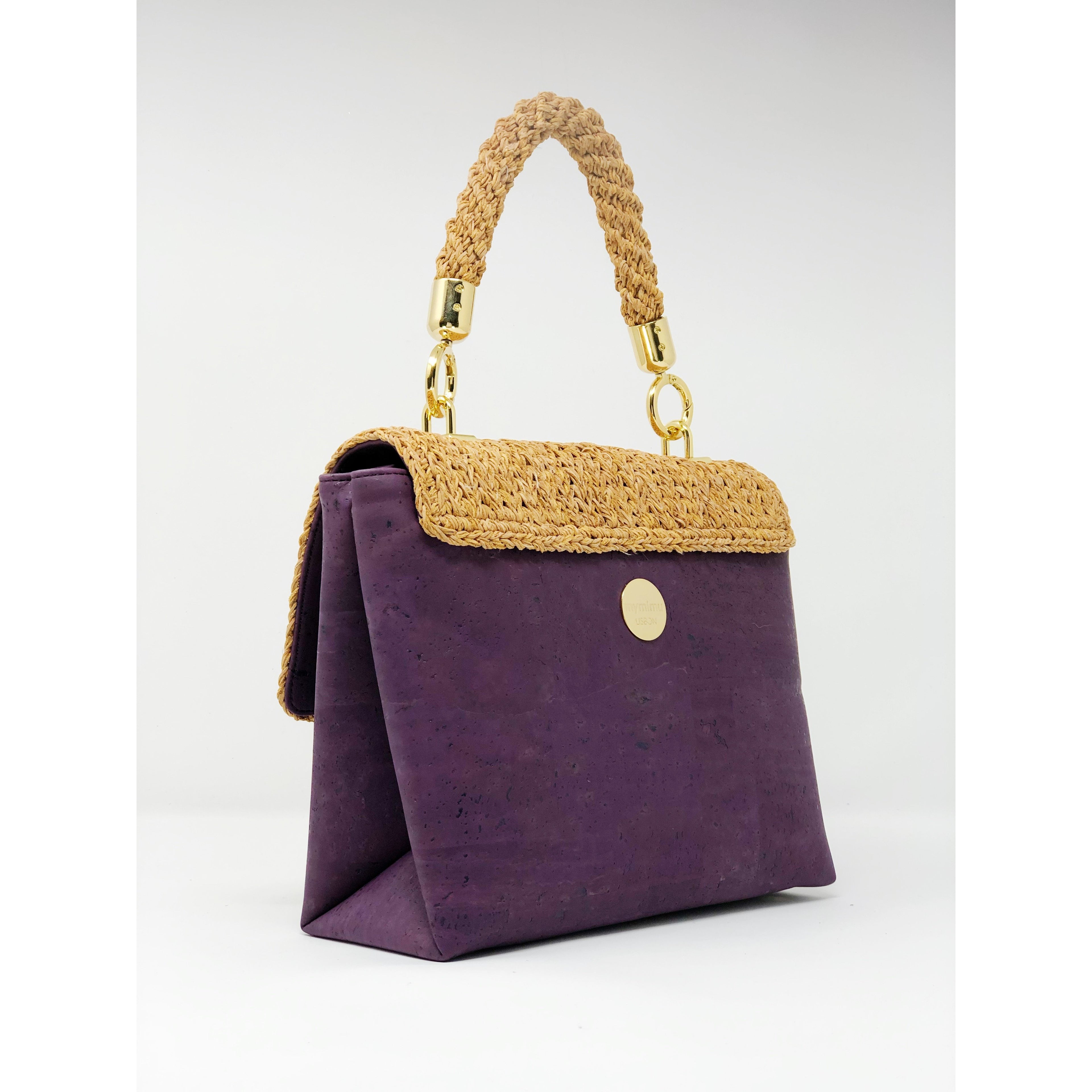 Cork Alentejo handbag - Purple